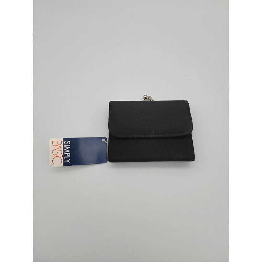 Simply Basic Frame Mini-Purse Change Purse NWT Microfiber Wallet